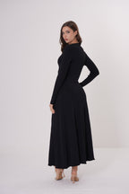 Signature Viscose Knit Round Neck Maxi Set