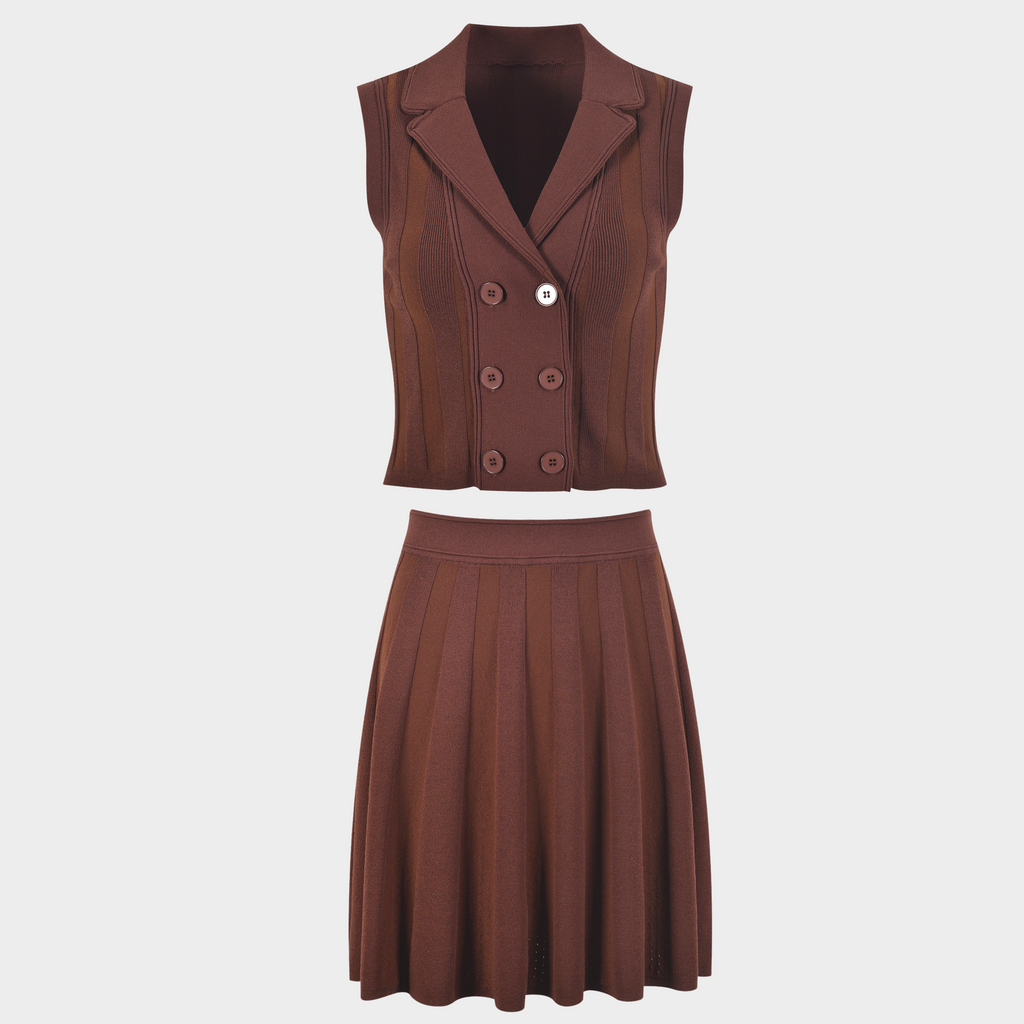 Sandra Ice Knit Ensemble set